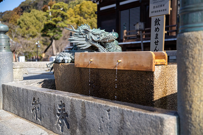 清水寺 手水鉢