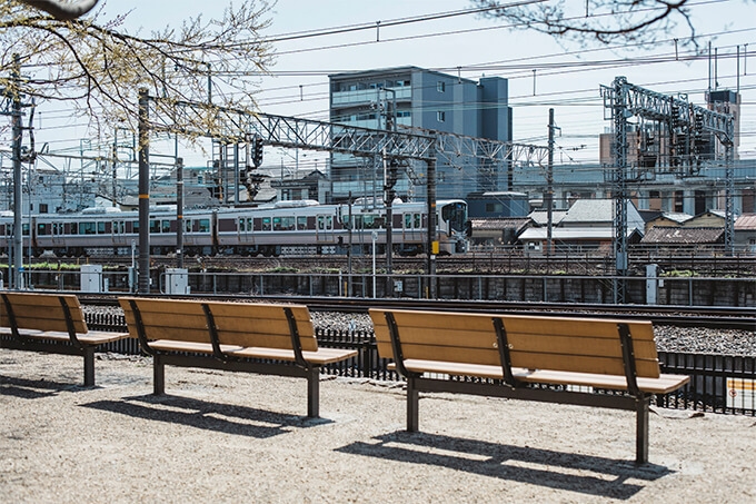 市電車両、廃線跡、ドクターイエロー……鉄道博物館を抜きにしても、梅小路は鉄道好き垂涎のエリアらしい