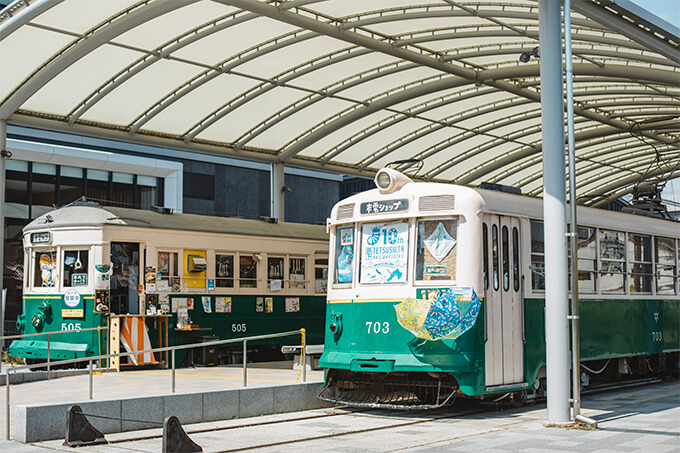 市電車両、廃線跡、ドクターイエロー……鉄道博物館を抜きにしても、梅小路は鉄道好き垂涎のエリアらしい