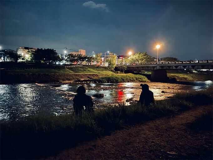 夜の鴨川