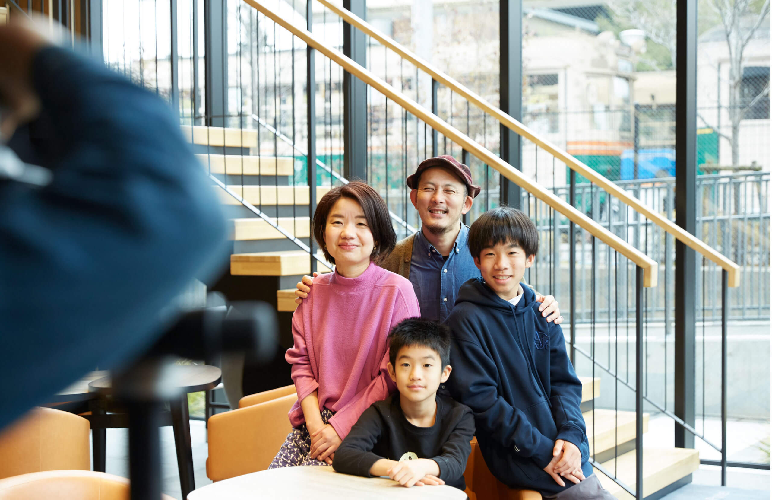 梅小路ポテル京都のCafeでのいとう写真館撮影会の様子の画像