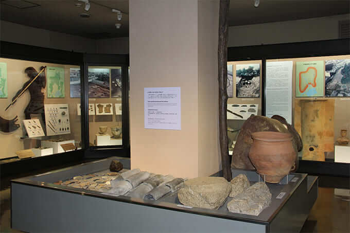 考古資料館展示風景