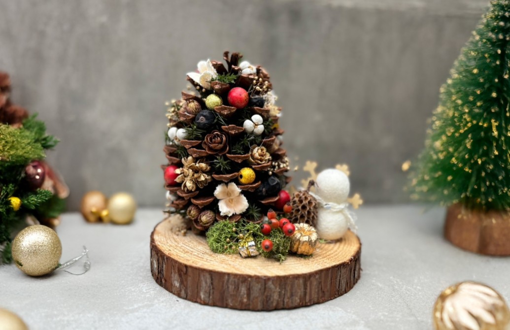 ～手作りの温もりを添えるクリスマス～「大人も子供も簡単！ミニツリーワークショップ」開催